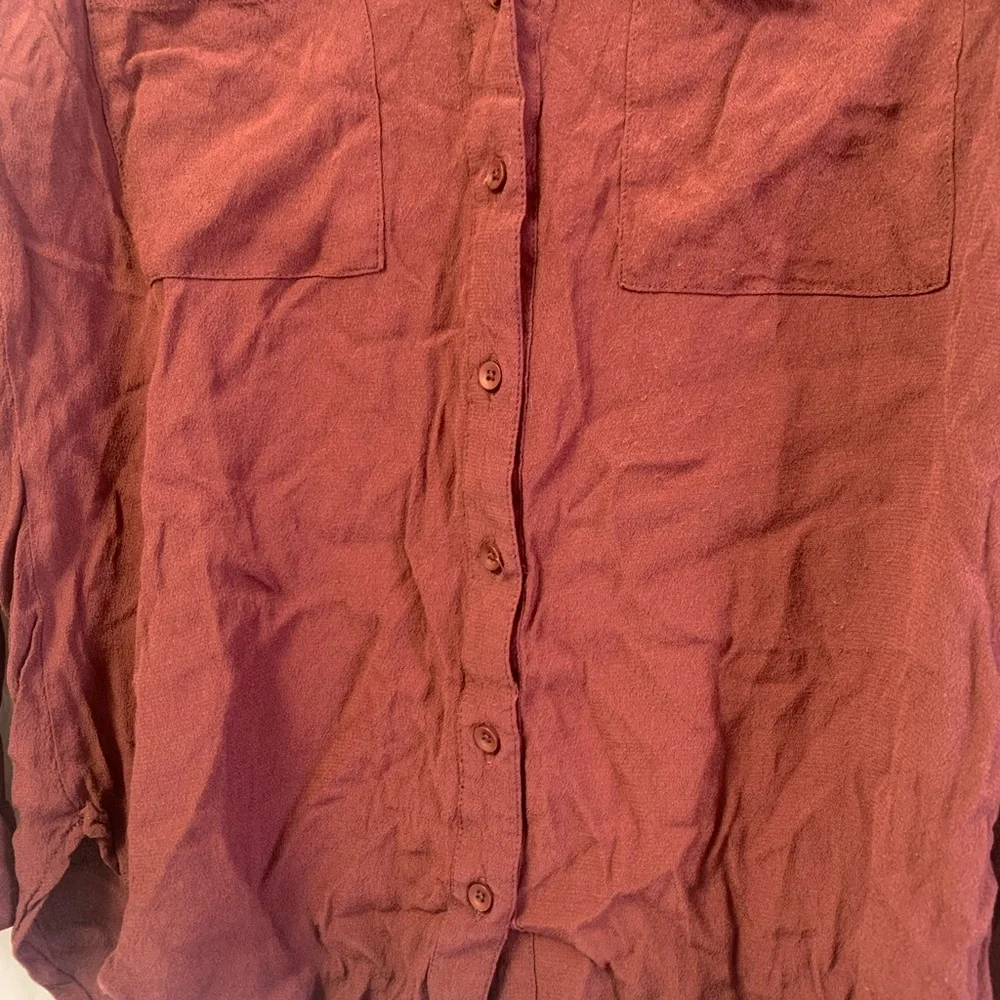 Rust Button-Up Shirt - Picture 2 of 4